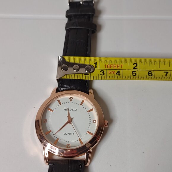 Black And Rose Gold Tone Mreurio Watch - Picture 10 of 11